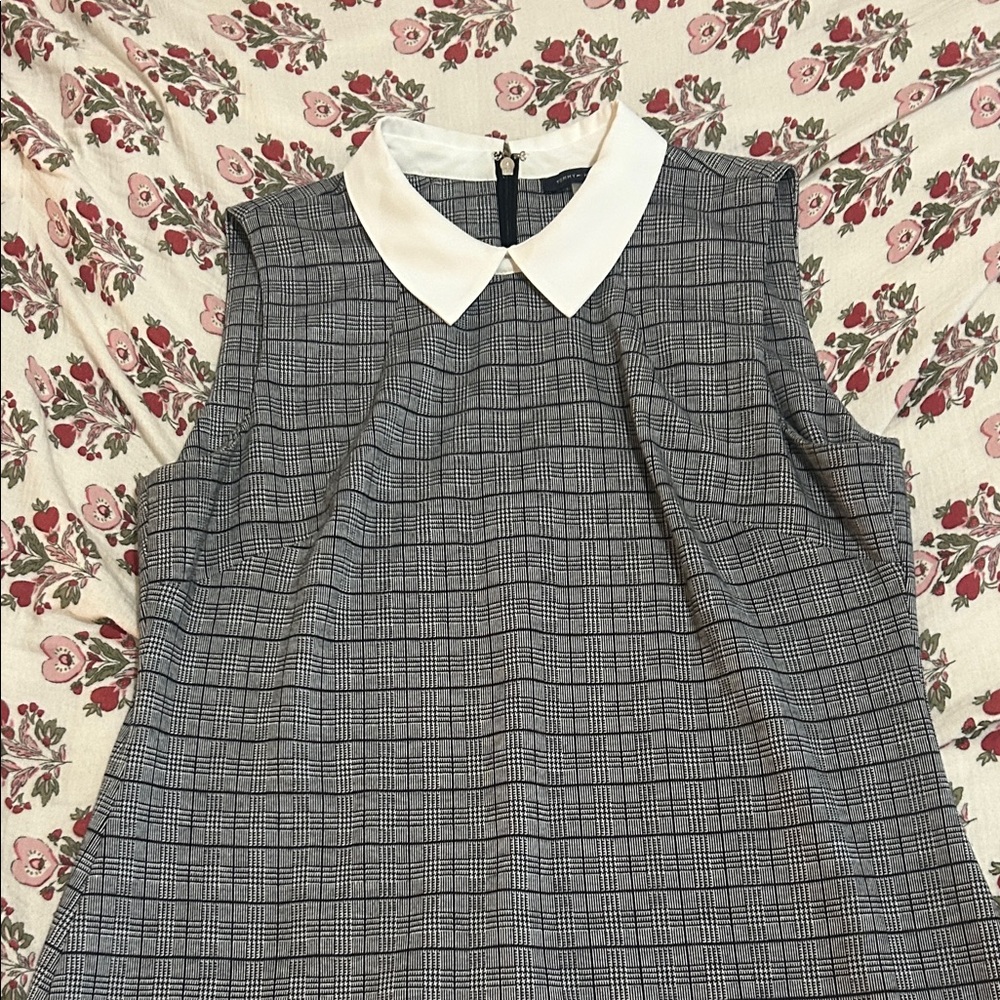 Tommy Hilfiger Black and White Checkered Top
